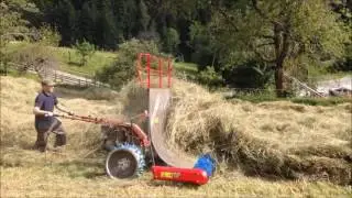 Heuprofi Heurechen am Reform M12 Motormäher