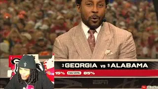 Georgia Fan Reacts To College Gameday CONFERNCE CHAMPIONSHIP Week Picks! Alabama vs Georgia