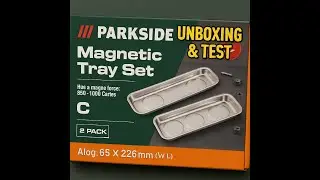 ✅Обзор набора магнитных лотков PARKSIDE | Прочные лотки на 1000 Гаусс для самостоятельного ремонт...