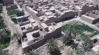 رؤية جوية لقصر أولاد الوالي مسقط رأس الدكتور العلامة مولاي مبارك العلمي رحمه الله وأسكنه فسيح جنانه