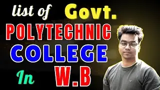 Top  Govt. Polytechnic Colleges in West Bengal | Full List 2025 | Best Diploma College in wb