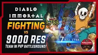 3600 Resonance vs 9000 Resonance Whale Team In PVP Battleground - Diablo Immortal