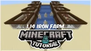 Minecraft 1.14 Iron Golem Farm Tutorial - Simple & Stylish