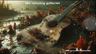 The relaxing guitarist: In the Embrace of Guitar and Darkness