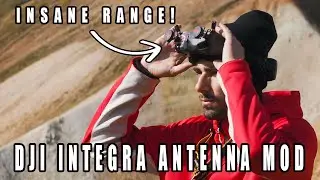 Модификация антенны DJI Integra CUSTOM! Тест на дальность и впечатления