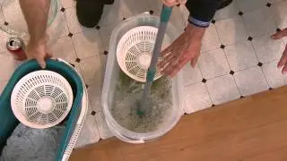 Fuller Brush Microfiber Rotating Mop w/ 2 Mop Heads and Spinner Bucket with Dan Hughes