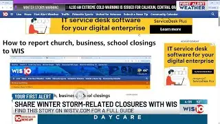 How to report church, business, school closings to WIS