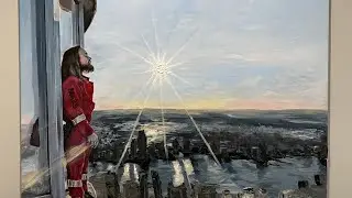 Painting Jared Leto on the Empire State Building