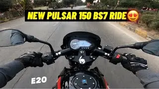 New 2024 Pulsar 150 BS7 Ride 🚀| Bajaj Pulsar 150 DTSI |