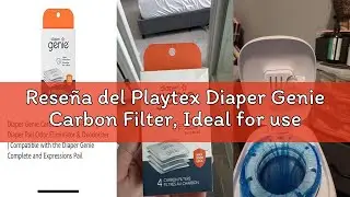 Rese&ntilde;a del Playtex Diaper Genie Carbon Filter, Ideal for use with Diaper Genie Complete, Odor Elimin
