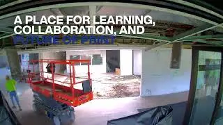 Komori America HQ Transformation: Construction Timelapse Progress