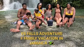 YS Falls Adventure #Family Vacation In Jamaica 🇯🇲l Travelling Light-Sidonnie.