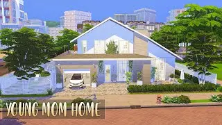 Young Mom Home | The Sims 4 | Stop Motion | Sims 4 Video | + CC List