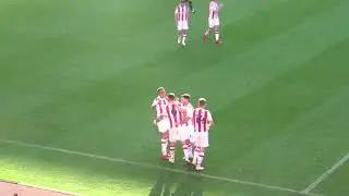 Stoke City - Steven Fletcher Goal Celebration vs. Cardiff City