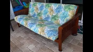 Fabulous Futon Cover from Nirvana (Amazon) made in the USA! Part 1