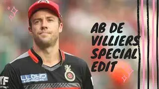 AB De Villiers special edit | RCB pride❤️