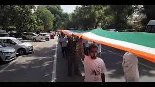 Youth Congress Live Flag Hoisting ceremony !