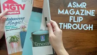 ASMR Magazine Flip Through ~ HGTV (Soft Spoken)