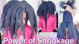 9 years of healthy natural hair 😲Power of Shrinkage