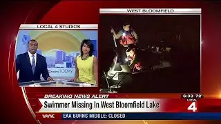 Teen swimmer missing in Middle Straits Lake