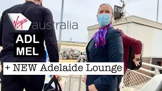 $85 VIRGIN Australia 737 ECONOMY Class + NEW Adelaide Lounge
