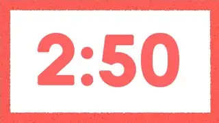 2 Minute 50 Second Countdown Timer With Soundeffect | 170 Seconds Timer | 2 Minute 50 Second Timer