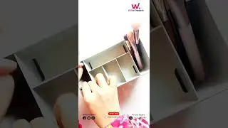 1Pcs MultiFunctional Desktop Tidy Organiser Cosmetic Storage Box with Single Drawer
