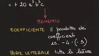 MOLTIPLICAZIONE TRA MONOMI