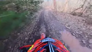 KTM 500 EXC-F:  Flagpole Knob to Switzer Lake in late December