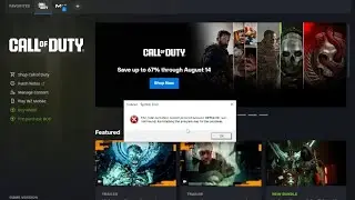 Call Of Duty warzone the code execution cannot proceed because MFPlat.dll.... fix