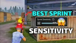 BEST SPRINT SENSITIVITY FOR BGMI & PUBG 🔥 | HOW TO MAKE BEST SPRINT SENSITIVITY ✔️