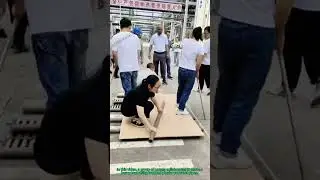 Life Hack: Moving Heavy Load with Pipes & Teamwork
