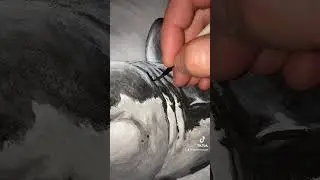 Great White Shark Painting - Timelapse #shark #art
