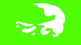 White Smoke Blast Green Screen - Cartoon Whoosh VFX Effect - No Copyright