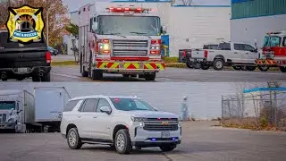 ⁴ᴷ Responding: Windsor Fire & Rescue Service, Rescue 5 & Deputy Chief - 2025