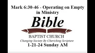 Copy of Mark 6:30-46 - Operating on Empty in Ministry