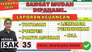 MUDAH BANGET! Tutorial Membuat Laporan Keuangan Entitas Nirlaba Non Laba Sesuai ISAK 35