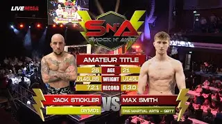 Shock N Awe 38 - Jack Stickler vs Max Smith U 145lbs Amateur Title