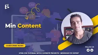 HTML-CSS Tutorial Lesson 85: Min Content - Grid #25