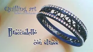 QUILLING BRACCIALI - corso lez. 14 - quilling beehive technique tutorial italiano