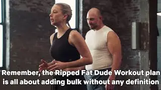 Ripped Fat Guy Working Out Routine