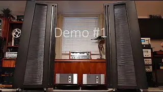 Apogee Diva Speakers, Threshold SA/2 Amplifiers, Oracle Turntable, Air Tight PC3 - Hifi Demo #1