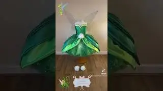 🧚💚 Tinkerbell Green Fairy Princess Tutu Dress 💚🧚