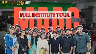 Welcome to MAAC Kukatpally Institute Tour | Best Animation and vfx training institute in hyderabad