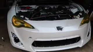 Тест Установка бампера FRS на мой BRZ