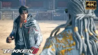 TEKKEN 8 Story Mode - Jin vs Leroy Fight At The Iron Fist Tournament (4K Ultra HD)