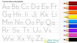 How to learn and write abc ||@Ayatlearning || tracing alphabets || trace letters || alphabets trace