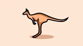 How to Design Simple Logo Kangaroo using Inkscape 1.2