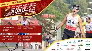 15.00-18.00 FIS Rollerski World Cup 2020 Madona, Mass Start JW, SW, JM, SM