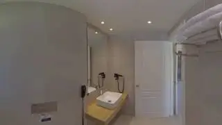 20D. WHITE OLIVE MARINE AQUAPARK &ndash; Family Room Bathroom in 360&deg; VR | Kos, Greece,122911
